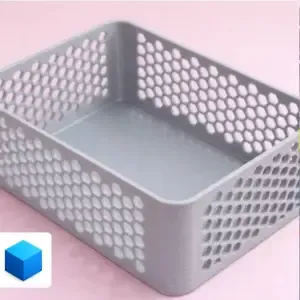 storge shelf box with hexagonal patters