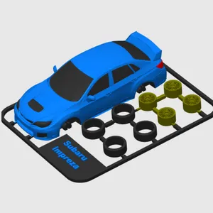 Subaru Impreza WRX STi Sedan (III gen) kit card