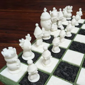 Chess Set - Christmas Themed Board and Pieces