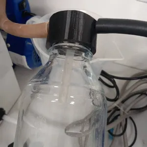 Gas trap. Cap for lab bottle GL45 (Drexel flask like)