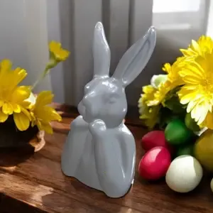 Easter Rabbit Bust - Festive Decorative Ornament