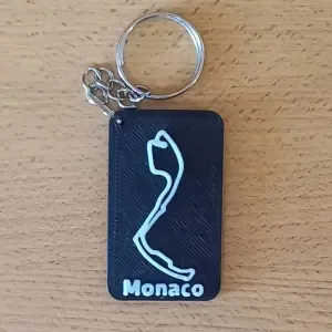 MONACO Circuit keychain