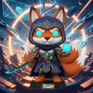 Fox Warrior Mage Figura Funko Pop Plush