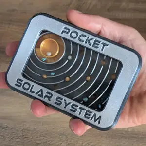 Solar System Puzzle Maze Game - Retro Kids Planet Pocket Toy