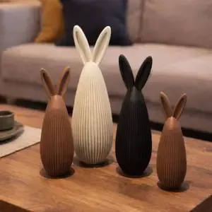 EASTER BUNNYS MODERN / WITH TEALIGHT OPTIONAL