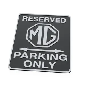 Easy Print MG Cars Parking Sign ZS EV MGF ZR ZT MG3 MG5 MG4