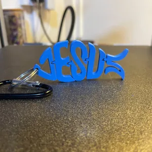 Jesus Flexi Keychain
