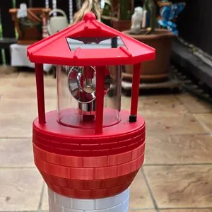 Einfacher Solar Leuchtturm mit Rotierender Beleuchtung
