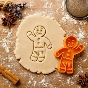 Happy Cute “Cookie Man” Cookie Cutter,Gingerbread Man Cutter