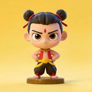 【哪吒 | Nezha】双手叉腰，坦然自信 | Hands on Hips, Calm and Confident