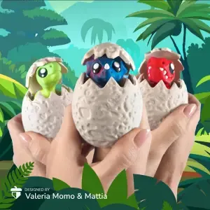 The Dino Egg Finger Game, with Finger Friend Hole!