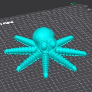 High quality octopus 3d Print
