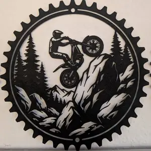 Wallart Moto Trial 2 single color