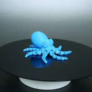 Realistic mini octopus