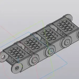 Траковая цепь для подвижной проводки