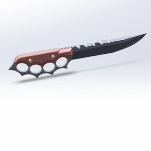 brass knuckle knife 虎指刀