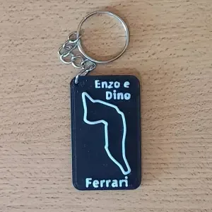 ENZO E DINO FERRARI Circuit KeyChain