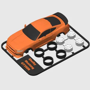 Shelby Mustang GT350R kit card