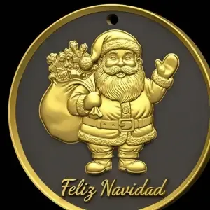 ADORNO NAVIDAD PARA ARBOL PAPA NOEL