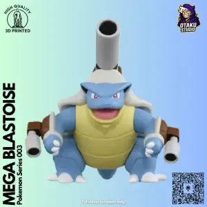 POKEMON MEGA BLASTOISE 3D MODEL