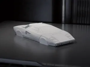 Lamborghini Countach 3D Model for Mold Making