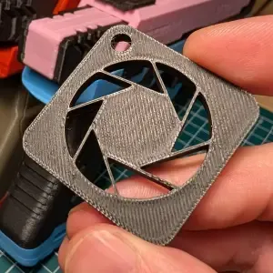 Aperture Science Portal Keychain