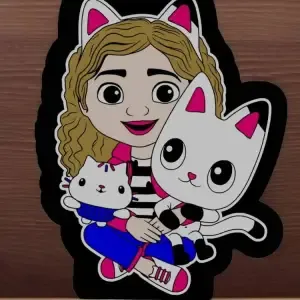 Gabby led lamp fan art