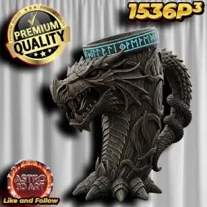 Viking Dragon Mug ❤️