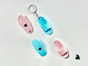 Puffy Slipper Keychain & Magnets