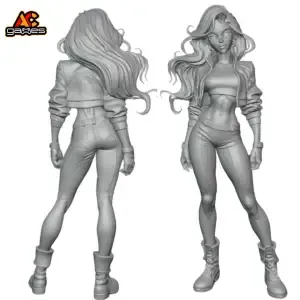 Amara – Flame Villainess Anime STL for 3D Printing
