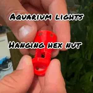 Aquarium Light Hanging Hex Nut Holder