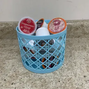 Open woven basket