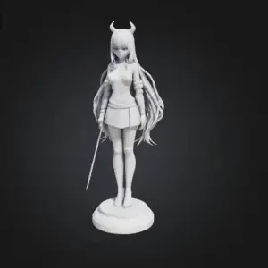 Anime Chess Set part : The white she devil
