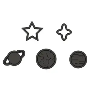 Space Cookie Cutter Set of 5