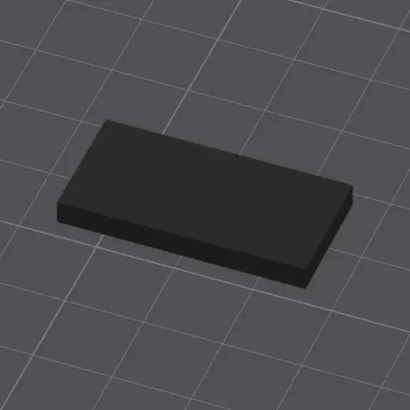 Lego compatible 2x4 plate smooth