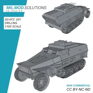 SdKfz 251 21 Drilling WW2