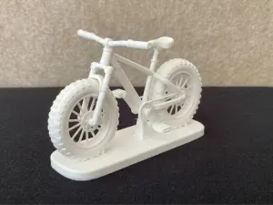 Fatbike on Stable Display Base