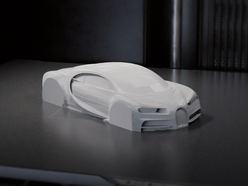 Bugatti Chiron 3D Model for Mold Making