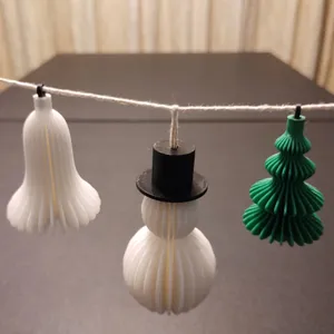Christmas Tree Decorations - Snowman, Bell, Tree, Baubles