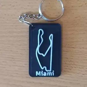 MIAMI Circuit KeyChain