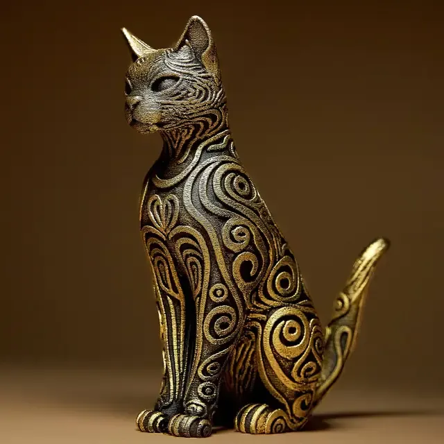 Designer CAT Sculpture