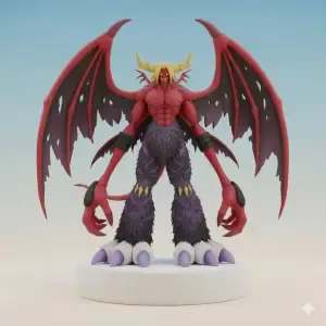 VenomVamdemon Digimon Creature Model