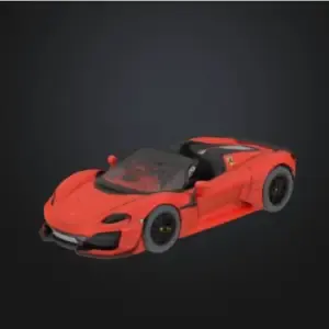 Porsche 918 spyder car miniature