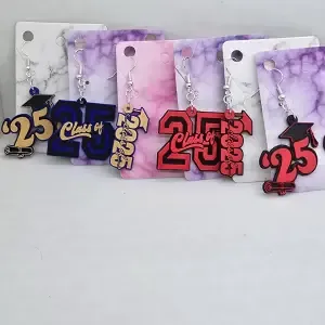 2025 Graduation Earrings