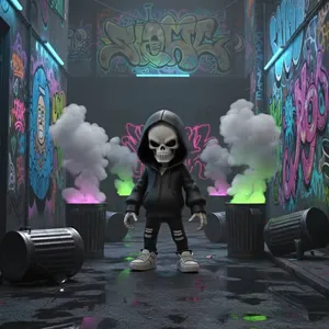STREET URBAN SKELLETON.