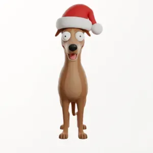perro simpson navideño