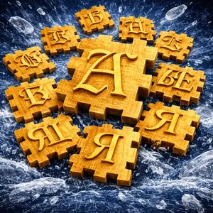 Alphabet Ukraine. ABC old English