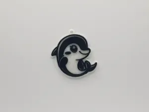 Cute Dolphin Keychain #1