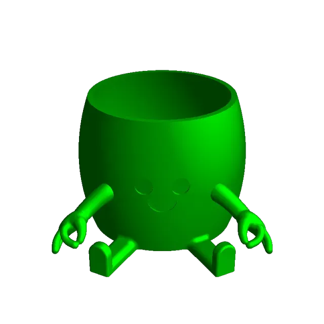 OK Hand Sitting Pot — Image 5 of 7
