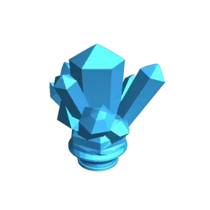 Crystal light shade